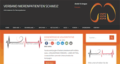 Desktop Screenshot of nierenpatienten.ch