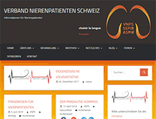 Tablet Screenshot of nierenpatienten.ch